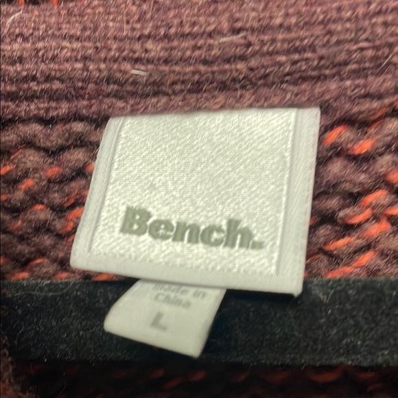 EUC Bench Red Deep Cardigan Sweater with Shawl Collar. Size Large. - Picture 2 of 7